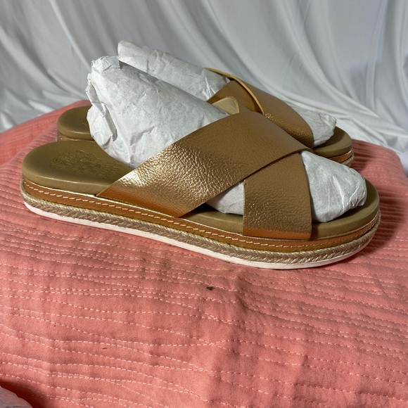 Vince Camino sandal, copper, crisscross, size 7.5 - Picture 4 of 10